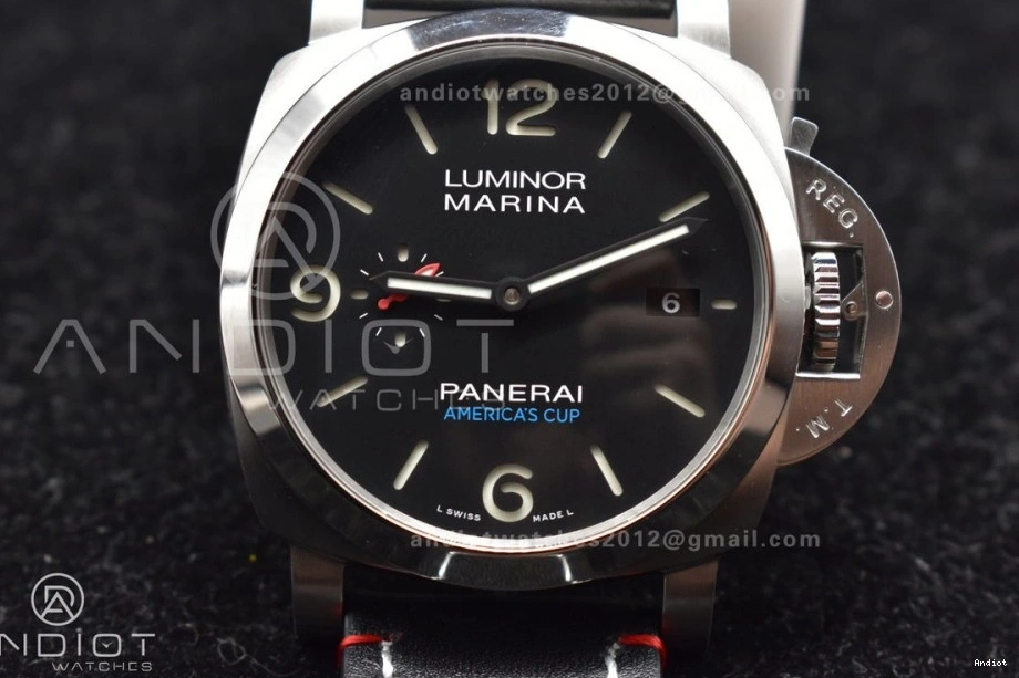  Best Green Leather Brown PAM732 Dial Edition on 1:1 TTF Strap P9010 Dark 0401